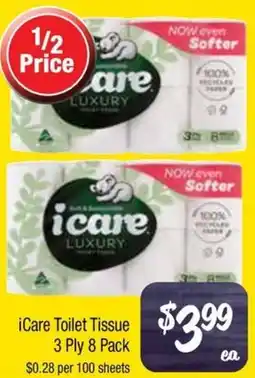 Farmer Jack's iCare Toilet Tissue offer