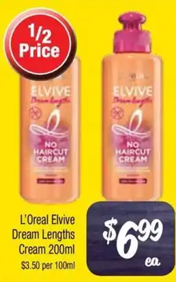 Farmer Jack's L'Oreal Elvive Dream Lengths Cream offer