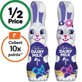 Woolworths Cadbury Dairy Milk Easter Bunny 100g offer