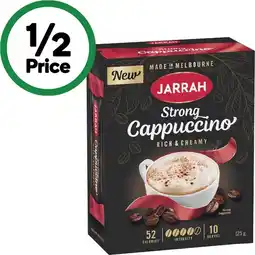 Woolworths Jarrah Coffee Sachets Pk 10 or Coffee Tins 250g offer