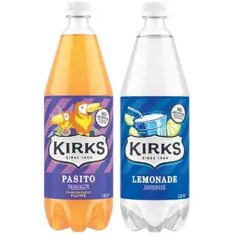 Woolworths Kirks Soft Drink Varieties 1.25 Litre offer