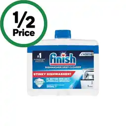 Woolworths Finish Dishwasher Deep Cleaner 250ml offer