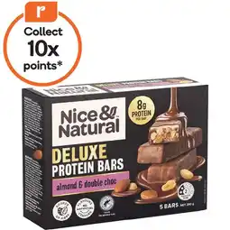 Woolworths Nice & Natural Deluxe Protein Bars 200g Pk 5, Nut Butter Bars 175g Pk 5 or Wholeseed Bars 150g Pk 5 offer