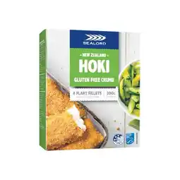 Woolworths Sealord Gluten Free Crumbed Hoki Fish Fillet 300g – From the Freezer offer