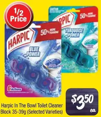 Farmer Jack's Harpic In The Bowl Toilet Cleaner Block offer