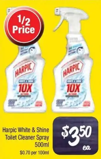 Farmer Jack's Harpic White & Shine Toilet Cleaner Spray offer