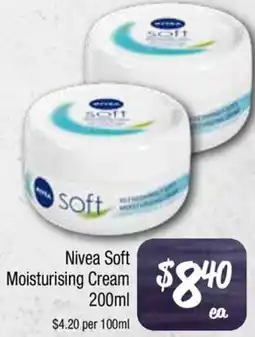 Farmer Jack's Nivea Soft Moisturising Cream offer