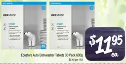 Farmer Jack's Ecostore Auto Dishwasher Tablets offer