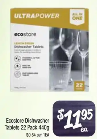 Farmer Jack's Ecostore Dishwasher Tablets offer