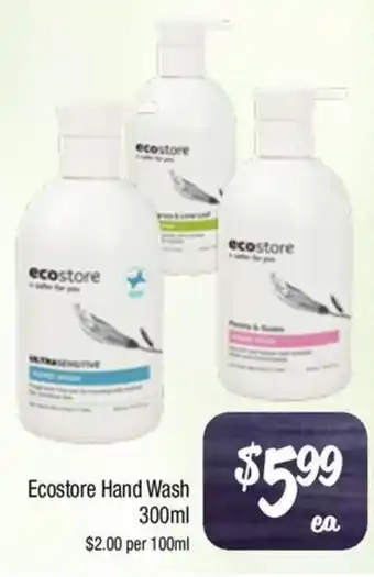 Farmer Jack's Ecostore Hand Wash offer