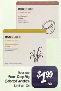 Farmer Jack's Ecostore Boxed Soap offer