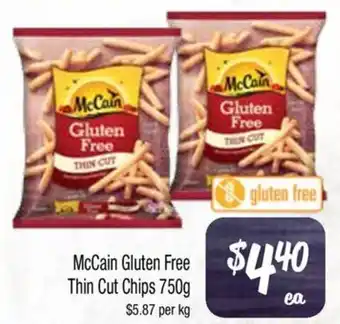 Farmer Jack's McCain Gluten Free Thin Cut Chips offer