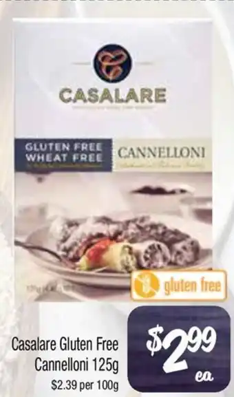 Farmer Jack's Casalare Gluten Free Cannelloni offer