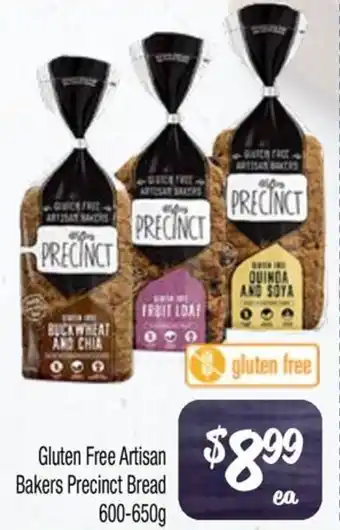 Farmer Jack's Gluten Free Artisan Bakers Precinct Bread offer