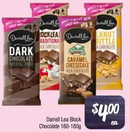 Farmer Jack's Darrell Lea Block Chocolate offer