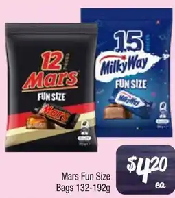 Farmer Jack's Mars Fun Size Bags offer