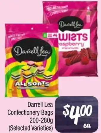 Farmer Jack's Darrell Lea Confectionery Bags offer