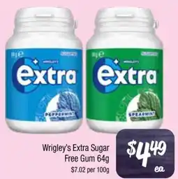 Farmer Jack's Wrigley's Extra Sugar Free Gum offer