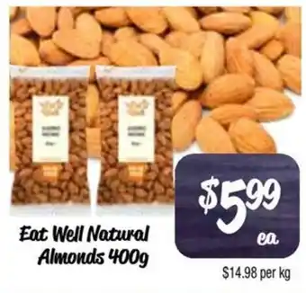 Farmer Jack's Eat Well Natural Almonds offer