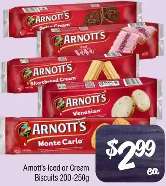 Farmer Jack's Arnott's Iced or Cream Biscuits offer