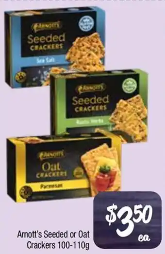 Farmer Jack's Arnott's Seeded or Oat Crackers offer