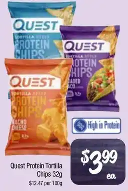 Farmer Jack's Quest Protein Tortilla Chips offer