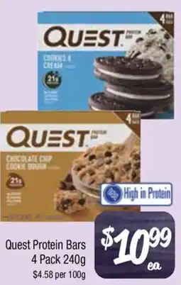 Farmer Jack's Quest Protein Bars offer