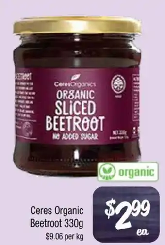 Farmer Jack's Ceres Organic Beetroot offer