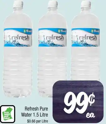 Farmer Jack's Refresh Pure Water offer