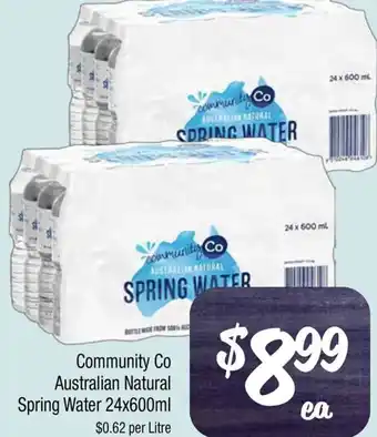 Farmer Jack's Community Co Australian Natural Spring Water offer