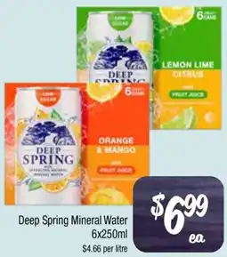 Farmer Jack's Deep Spring Mineral Water offer