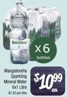 Farmer Jack's Mangiatorella Sparkling Mineral Water offer