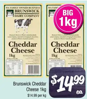 Farmer Jack's Brunswick Cheddar Cheese offer