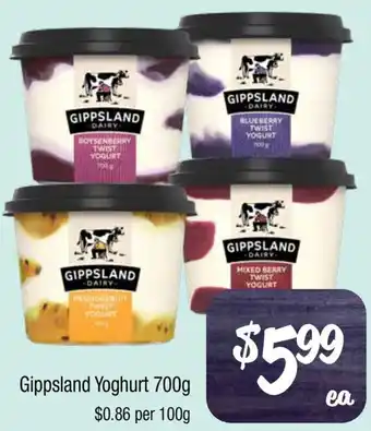 Farmer Jack's Gippsland Yoghurt offer