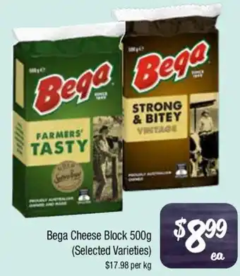 Farmer Jack's Bega Cheese Block offer