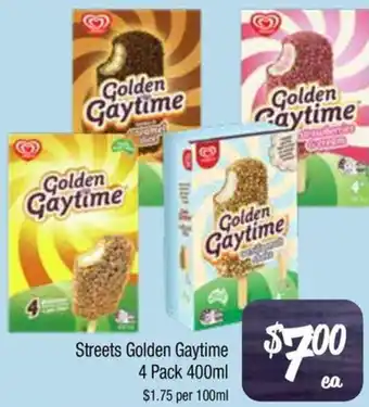 Farmer Jack's Streets Golden Gaytime offer