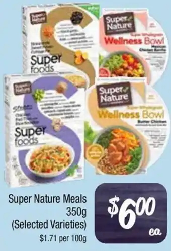 Farmer Jack's Super Nature Meals offer