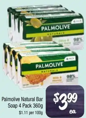 Farmer Jack's Palmolive Natural Bar Soap offer