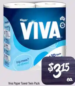 Farmer Jack's Viva Paper Towel Twin Pack offer