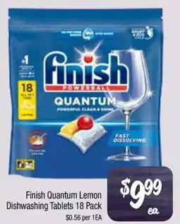 Farmer Jack's Finish Quantum Lemon Dishwashing Tablets offer