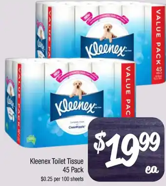 Farmer Jack's Kleenex Toilet Tissue offer