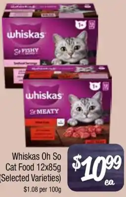 Farmer Jack's Whiskas Oh So Cat Food offer