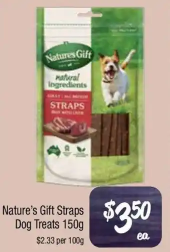 Farmer Jack's Nature's Gift Straps Dog Treats offer