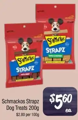 Farmer Jack's Schmackos Strapz Dog Treats offer