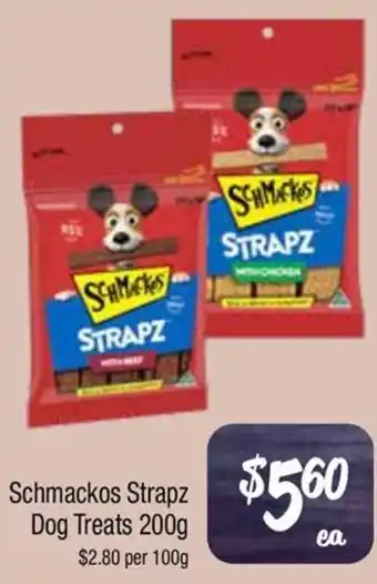 Farmer Jack's Schmackos Strapz Dog Treats offer