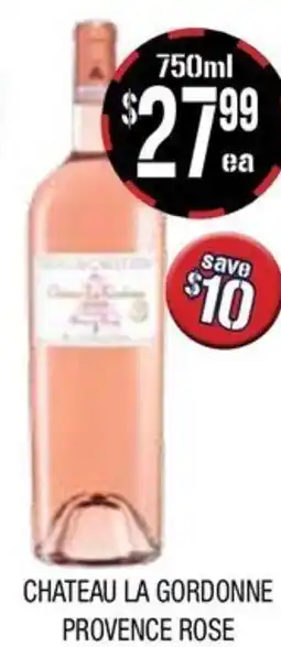 Farmer Jack's Chateau la gordonne provence rose offer