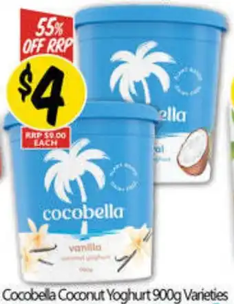 Not Quite Right Cocobella Coconut Yoghurt Varieties offer