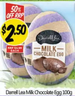 Not Quite Right Darrell Lea Milk Chocolate Egg offer