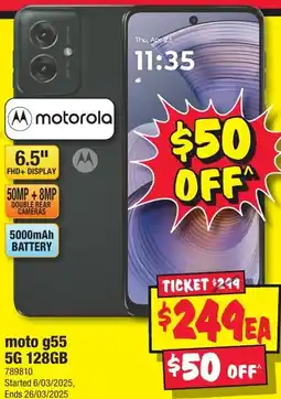 JB Hi-Fi moto g55 5G 128GB offer