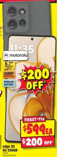 JB Hi-Fi edge 50 5G 256GB offer